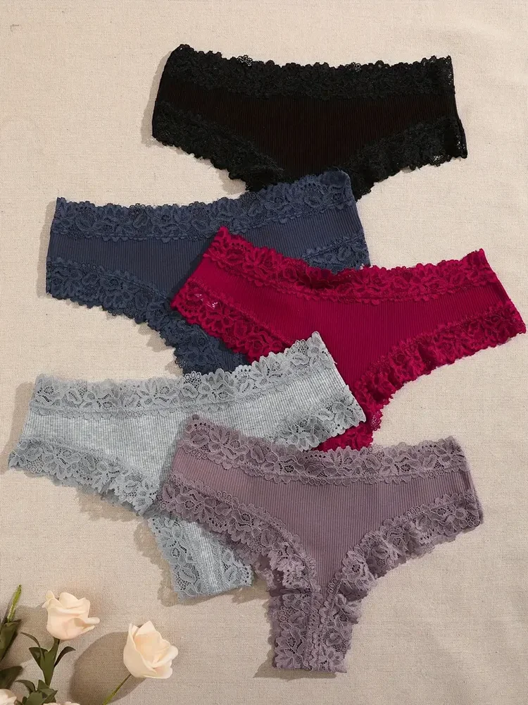 5 culottes dentelle