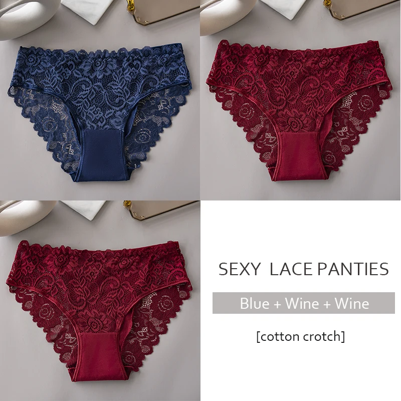 3 culottes dentelle