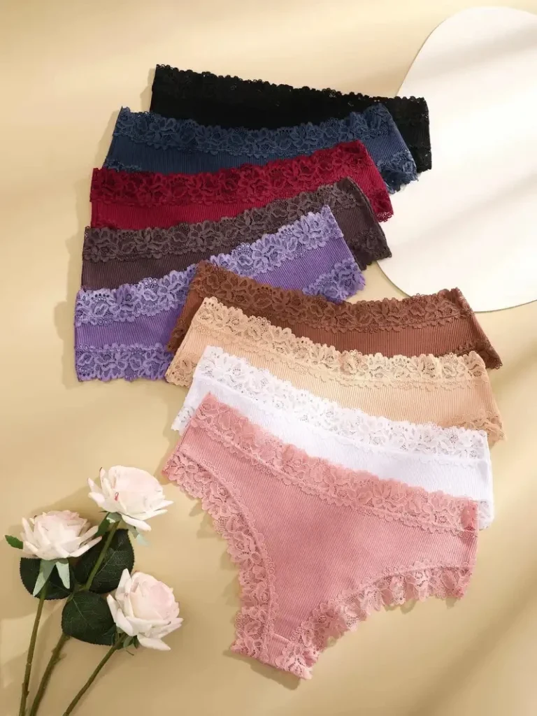 5 culottes dentelle