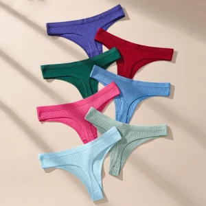 Lot de 7 Culottes en Coton Côtelé – Image 2