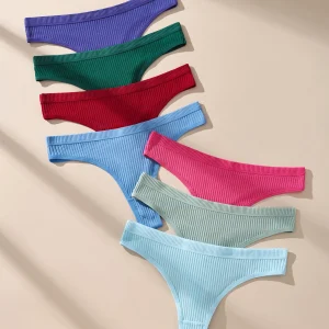 Lot de 7 Culottes en Coton Côtelé – Image 1