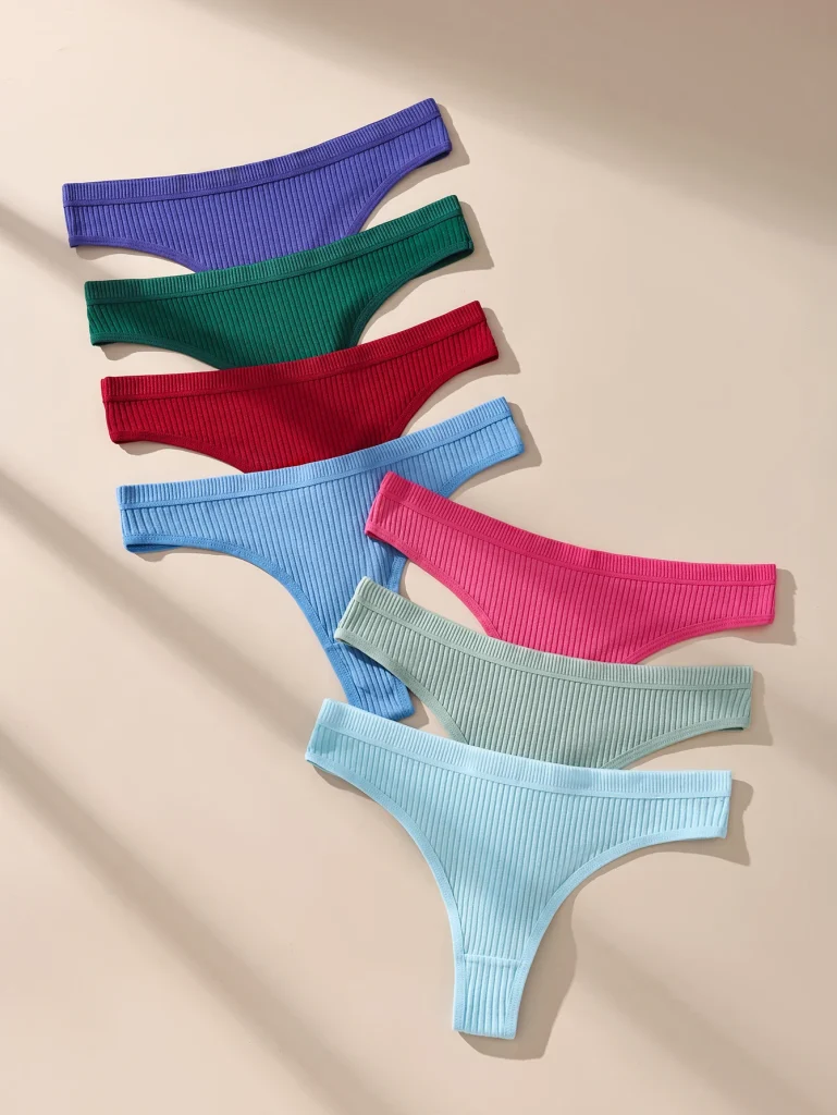 Lot de 7 Culottes en Coton Côtelé